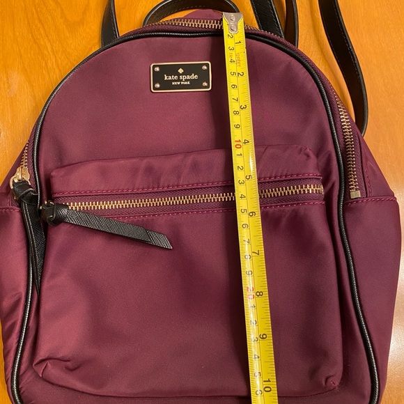 kate spade mini backpack maroon KSNY Natalie Backpack, Pomegranate Pink Crushed Velvet Convertible Crossbody, Luxurious Small Shoulder Purse For Women Adult Backpacks Home Kate Spade New York Cameron